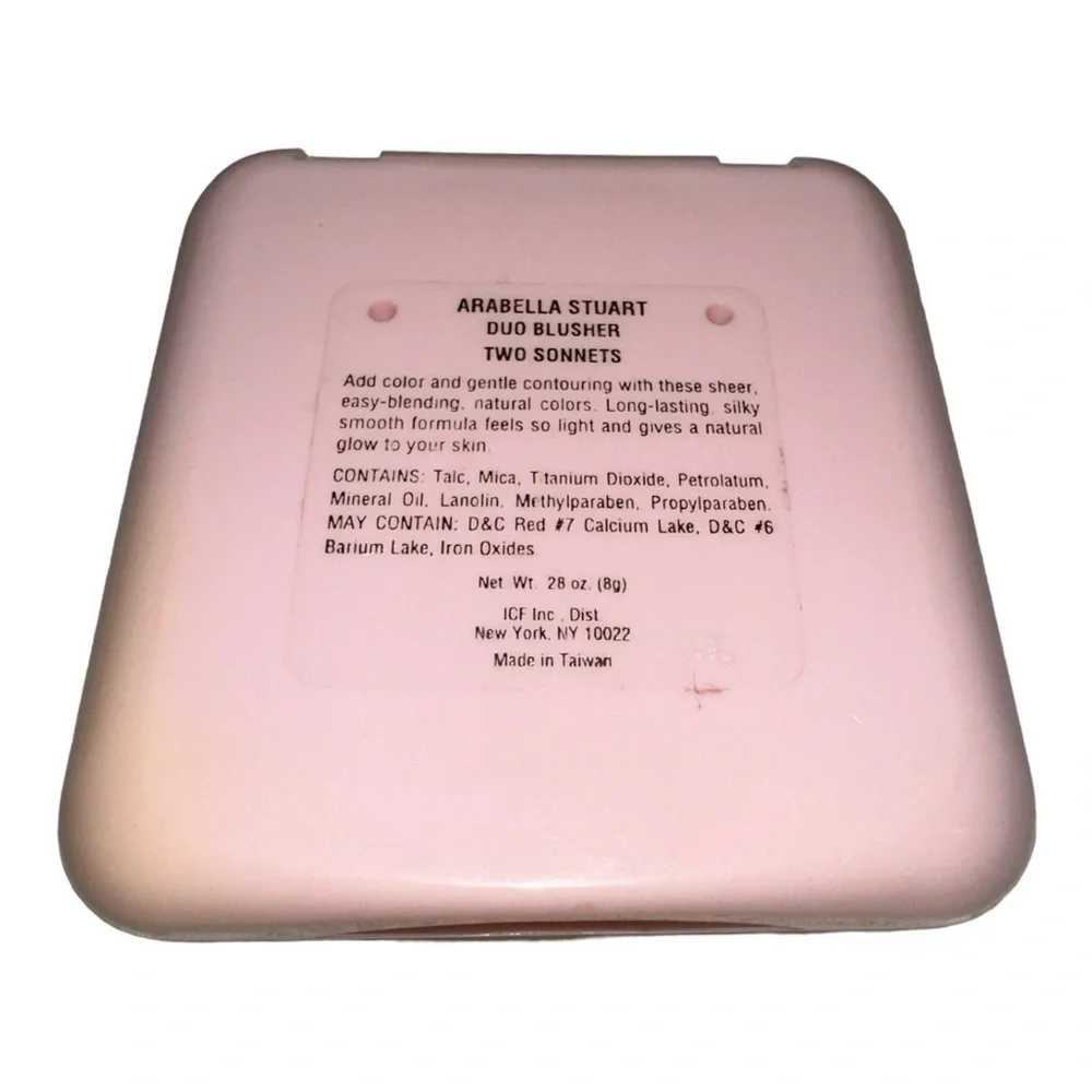 Vintage Arabella Stuart Duo Blusher Blush Two Sonnets Rose & Bronze New
